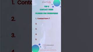 📝✉️ Enhance Communication! Top 5️⃣ Contact Form Plugins for WordPress 🌐📲