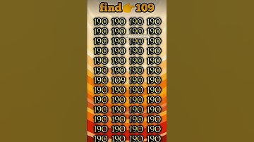 Find 👉 109 odd number puzzle 🧩 iq test 🧠 #excel #quiz #find #puzzle #logicriddles #mathspuzzle