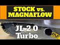 Magnaflow Axle-Back Exhaust vs. Stock - Jeep Wrangler JL