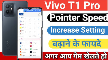 How To Increase Pointer Speed On Vivo T1 Pro || Vivo T1 Pro Pointer Speed Kaise Badhayen In Hindi ||