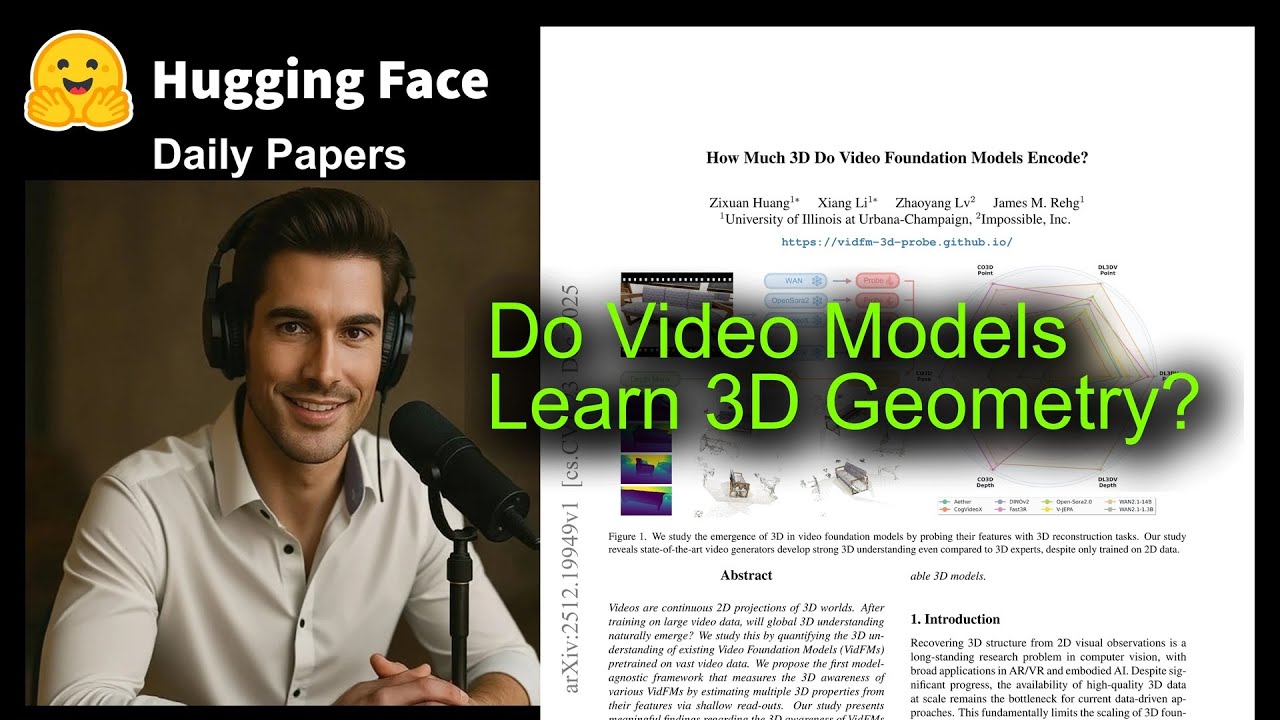 Do Video Models Learn 3D Geometry? - YouTube