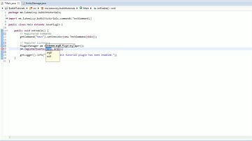 Bukkit Plugin Tutorials - Episode 2 (Event Listeners)