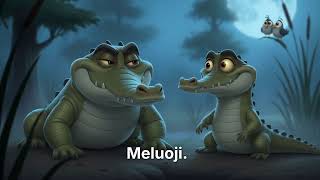 Du Krokodilai Kalbasianime anegdota  pasaka