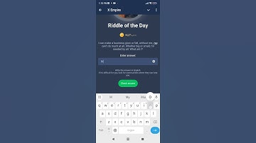 Musk Empire Riddle of the day code 18 August | X Empire Riddle of the code 18 August