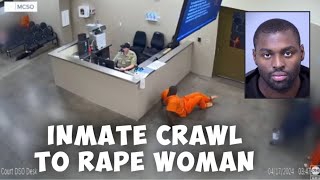 Inmate Caught On Camera Crawling To Rape Woman in Jail: Disturbing Video