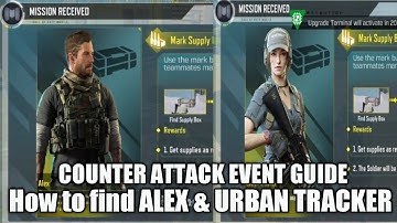 How to find Alex and urban tracker in cod mobile Blackout | How to complete counterattack event codm