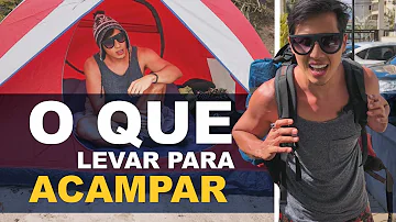 O que levar para um acampamento de sobrevivência?