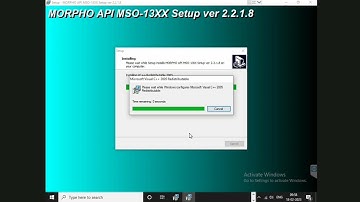 How to install morpho device registration failed press ok to retry || Morpho All In One Software