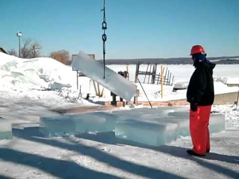 Building the Ice Castle Mayville, NY February 4, 2011