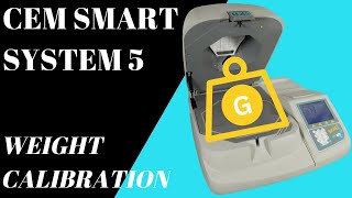CEM Smart System 5 Microwave Moisture Analyzer | How to Calibrate Balance