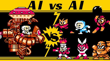 Wily Machine 1 CHALLENGE (VS MM1 Robot Masters) | Mega Man CPU Battle