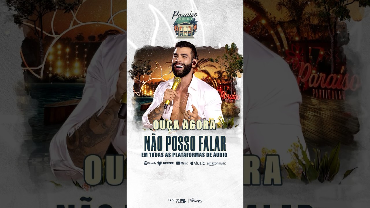 VEM DAR PLAY!🏛️🌴A música “Não Posso Falar” já está disponível em todas as plataformas de áudio.