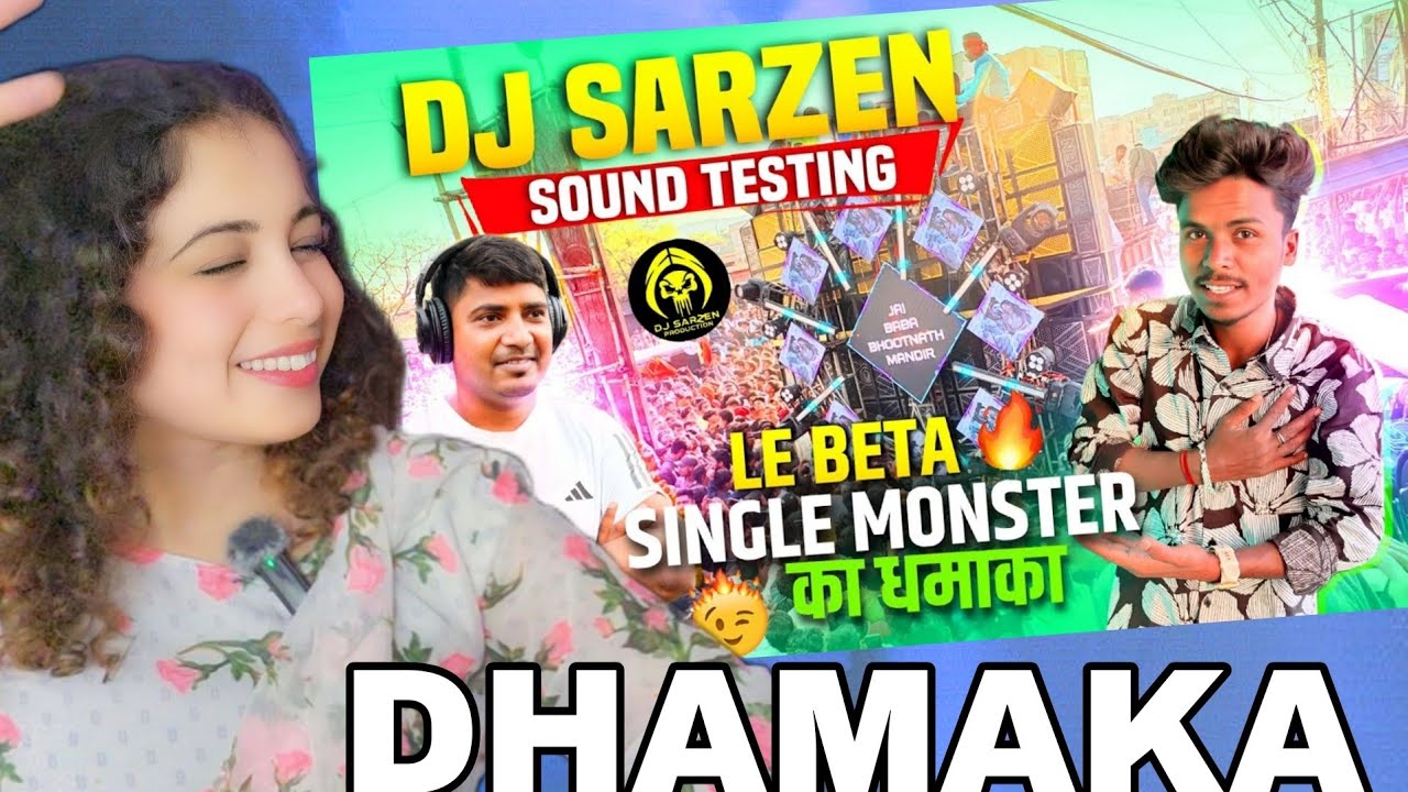 DJ Sarzen Testing Time हुवा Crowd इतना भी में Roadshow Bank More Dhanbad महसिवरात्री 2026 🔥REACTION 