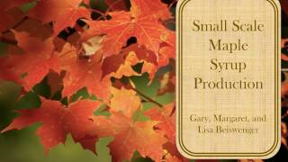 The Sweet Art of Small-Scale Maple Syrup Production