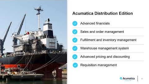 Acumatica Manufacturing Overview 723