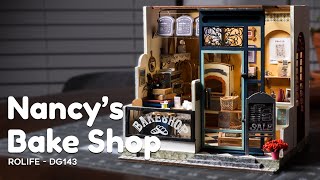 Nancy's Bake Shop DIY MINIATURE DOLLHOUSE | Rolife DG143
