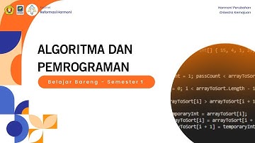 Belajar Bareng | UAS | Algoritma dan Pemrograman - Semester 1 (2024)