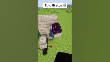 Minecraft Epic Statue 🗿  #minecraft #shorts