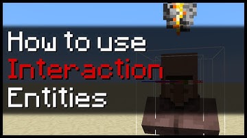 How to use Interaction Entities in Minecraft