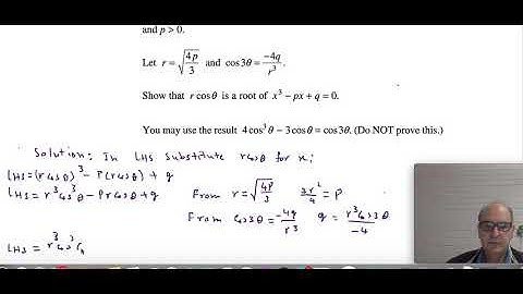 The Solution to Q 16 part a I Extension 2 Mathematics HSC 2019