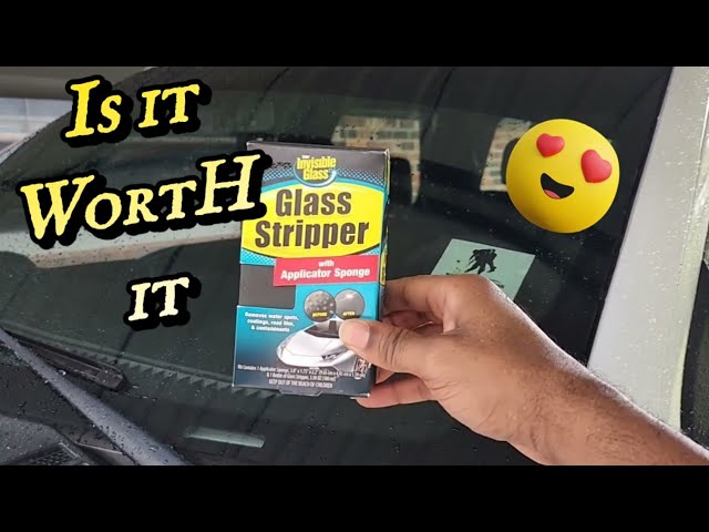 How to remove water spots , build ups and more#InvisibleGlass
