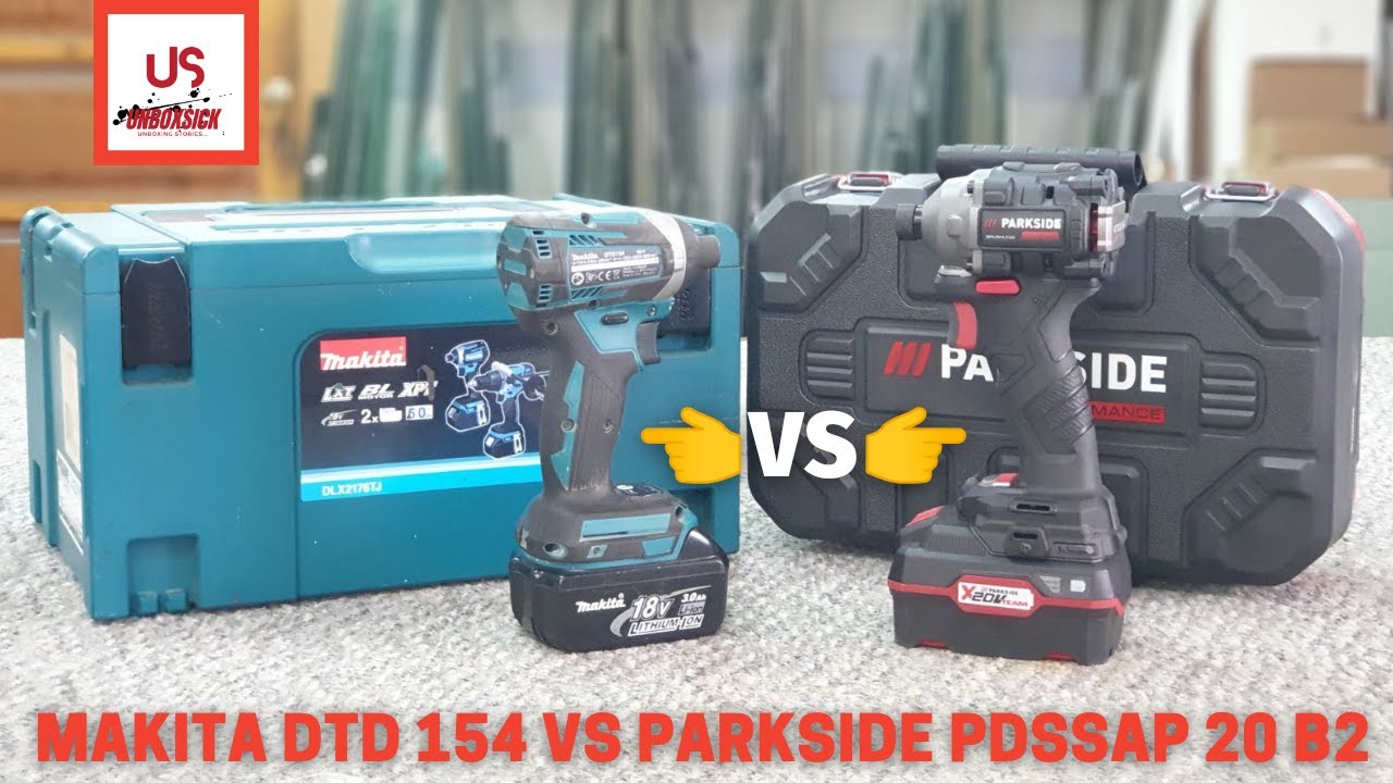 Parkside Performance PDSSAP 20 B2 VS Makita DTD 154