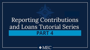 Reporting Contributions and Loans Tutorial Series – Part 4: Miscellaneous Receipts
