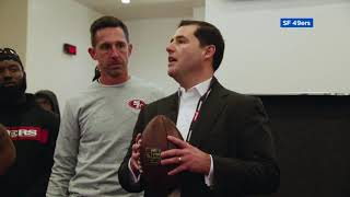 49ers CEO Jed York gives emotional speech following death of his brother