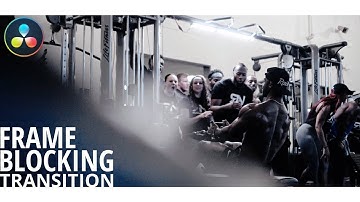 Basic & Advanced Frame Blocking Transition In Davinci Resolve 16