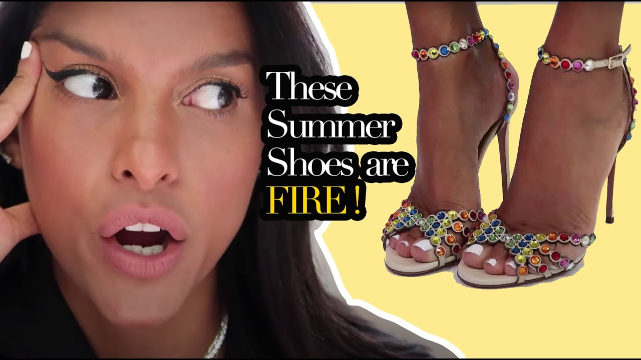 5 Shoes For Summer Aquazzura Valentino Ysl Luxury Unboxing Try On Haul Maria Teresa Lopez Youtube