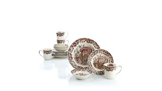 Johnson Brothers His Majesty 16piece Dinnerware Set