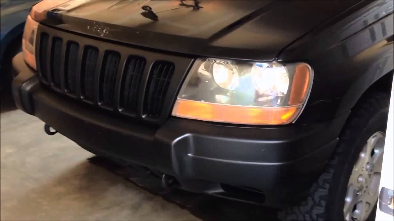 Jeep Grand Cherokee faded trim re-paint touch up. looks like new! - YouTube