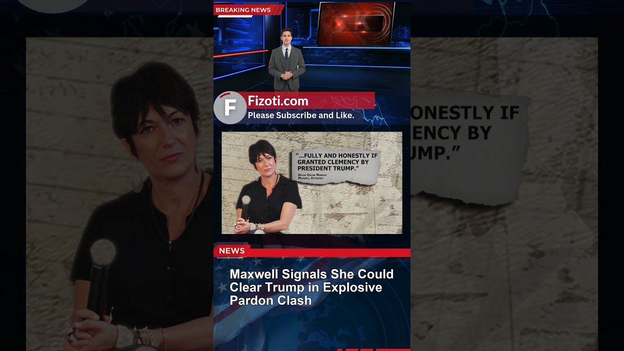 Максвелл заявляет, что может оправдать Трампа, если его помилуют.