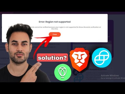 ? #uphold & #gemini  ( Error : Region not supported ) solution ? ✅ #brave #battoken