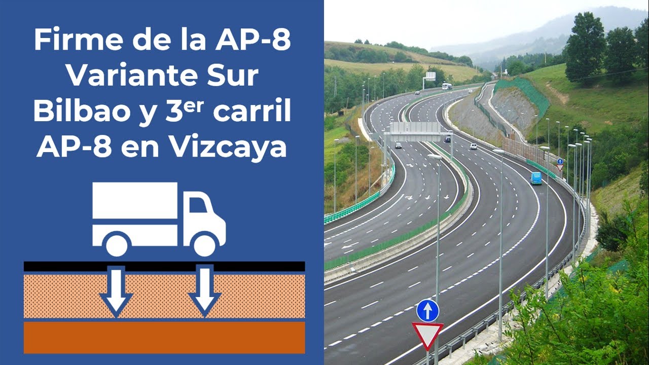 Firmes de la AP-8 Variante Sur Bilbao y del 3er carril de la AP-8 en Vizcaya