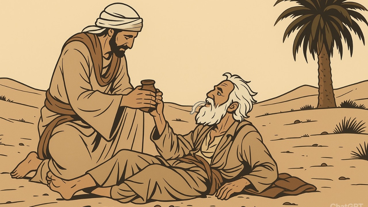 قصة الرجل الفقير الذي أنقذ عجوزًا غريبًا فجعله وريثًا لكل ما يملك