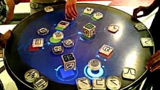 Playing with Reactable at copernicus museum
