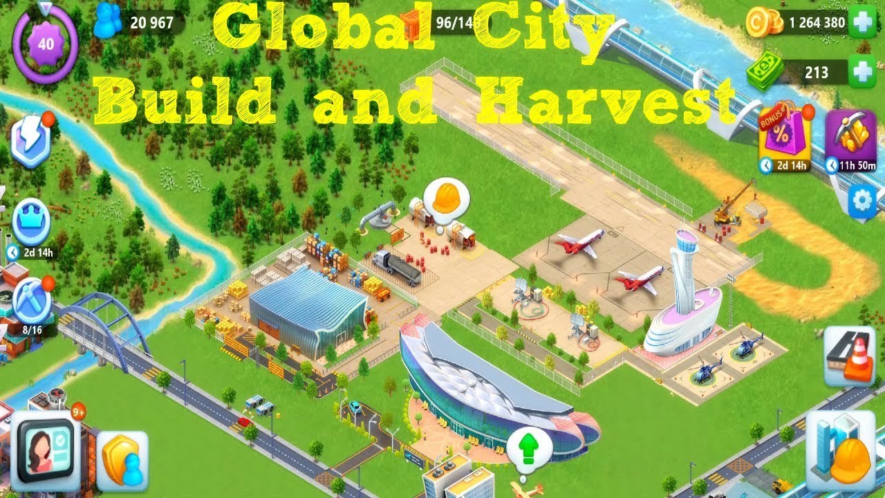 Global City: Build and Harvest Walkthrough #39 On Android - YouTube