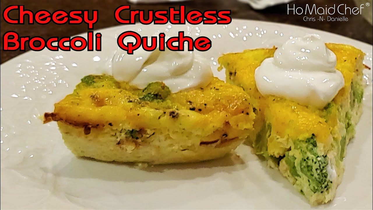 Crustless Quiche with Broccoli and Cauliflower « Clean & Delicious