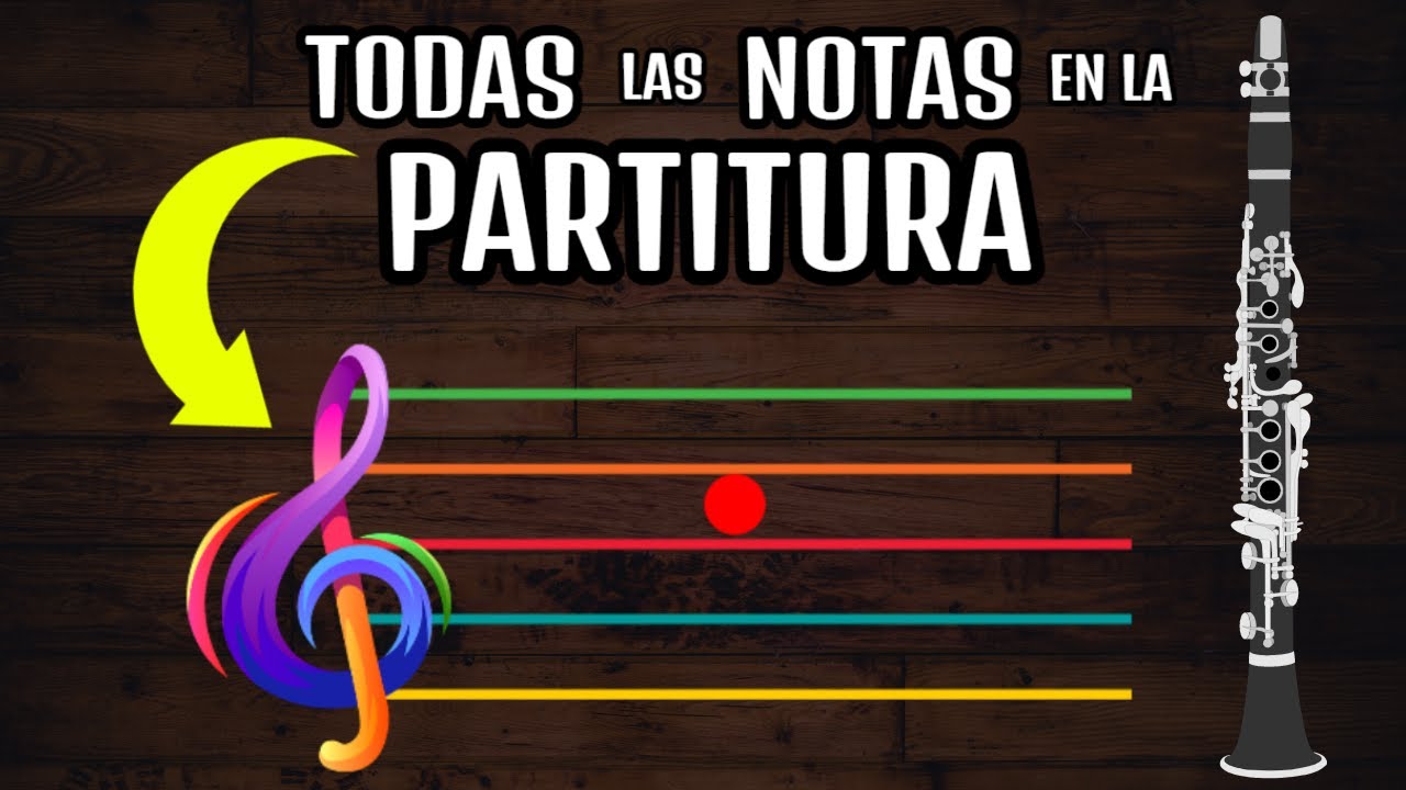 Escala CROMÁTICA con PARTITURA | TODAS LAS NOTAS DEL CLARINETE - #Partitura #Clarinete #Tutorial
