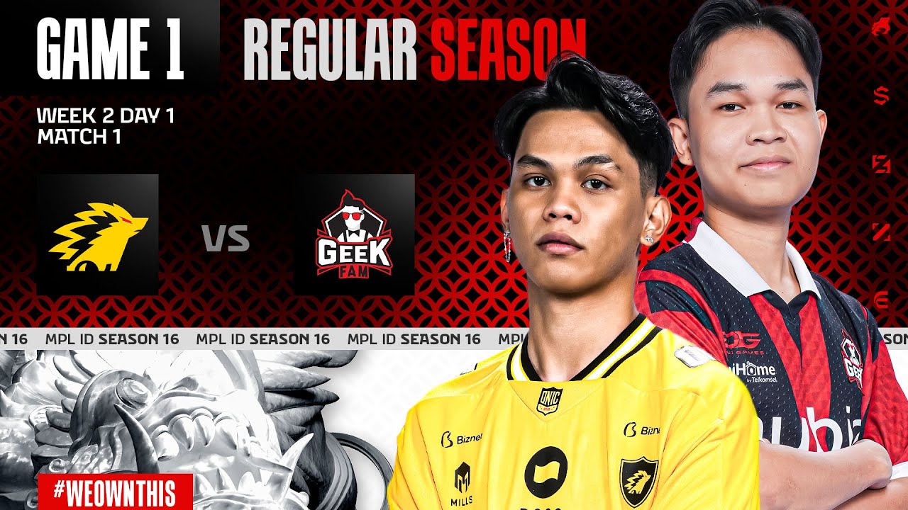 ONIC vs GEEK FAM ID | Regular Season Week 2 Day 1 | Game 1 | 