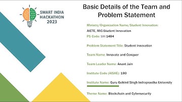 Innovate and Conquer || Defi Ticketing System ||  SIH2023