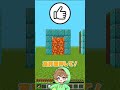 ブロックの壁に突っ込んで生き残ることはできるのか?【マインクラフト】#shorts