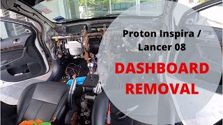 How to remove dashboard off your car - Inspira / Lancer 08 Dashboard Removal Mitsubishi