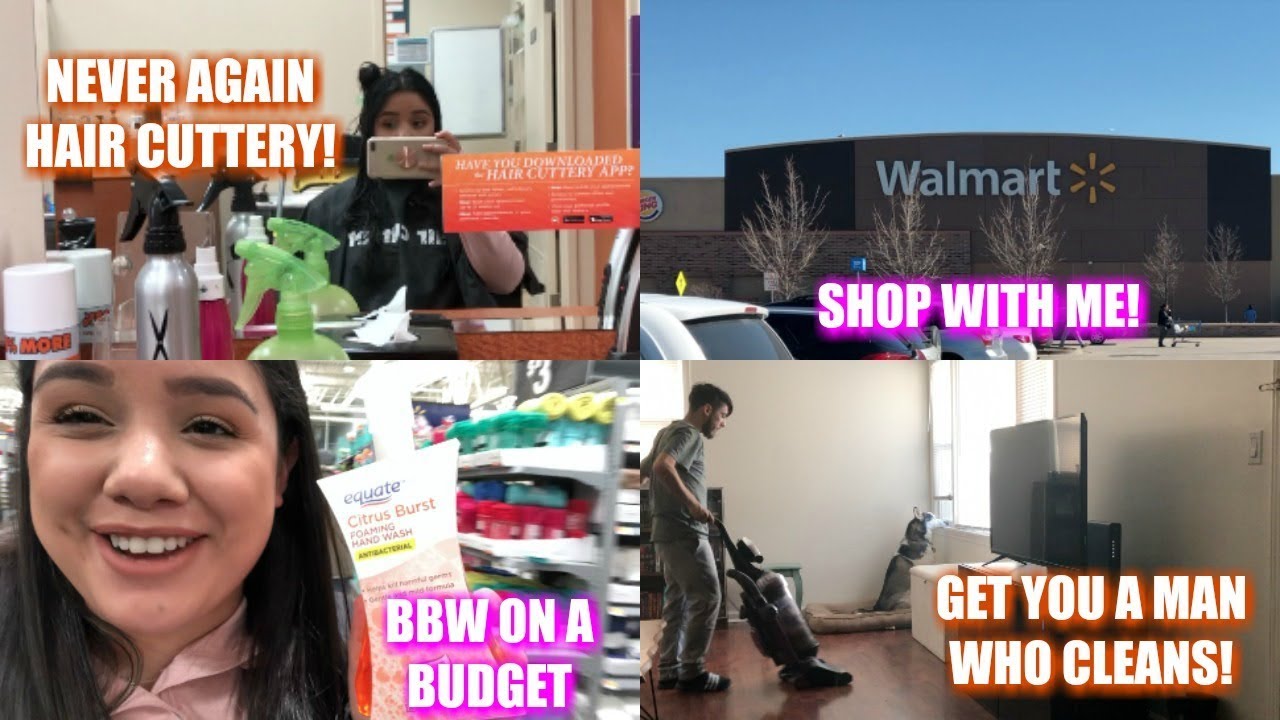 SATURDAY VLOG! RUN ERRANDS WITH ME! WALMART, HAIR CUTTERY, LUNCH DATE