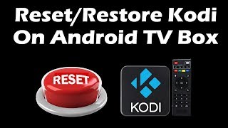 Sintron ST905X Android TV Box How To Restore All KODI Addons