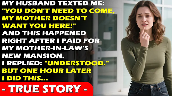 “My mother doesn’t want you here!” my husband told me at my mother-in-law’s mansion inauguration...