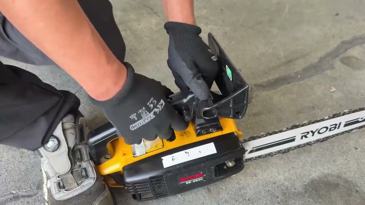 RYOBIチェンソー ES-2930 RYOBI/リョービ エンジンチェンソー ES-2930簡易動作確認動画【工具一