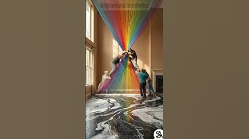 This String Art Installation is Hypnotic 🔮✨ #satisfying #art #viral