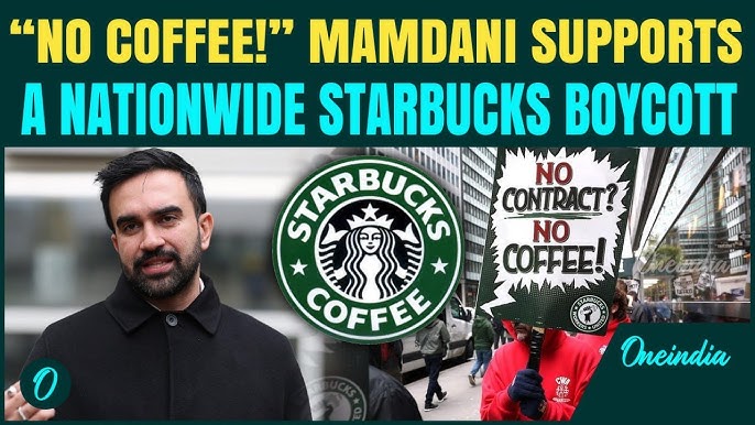 New York BREAKING: Mamdani DECLARES War on Starbucks| Netizens Erupt Over ‘BOYCOTT STARBUCKS NOW!’